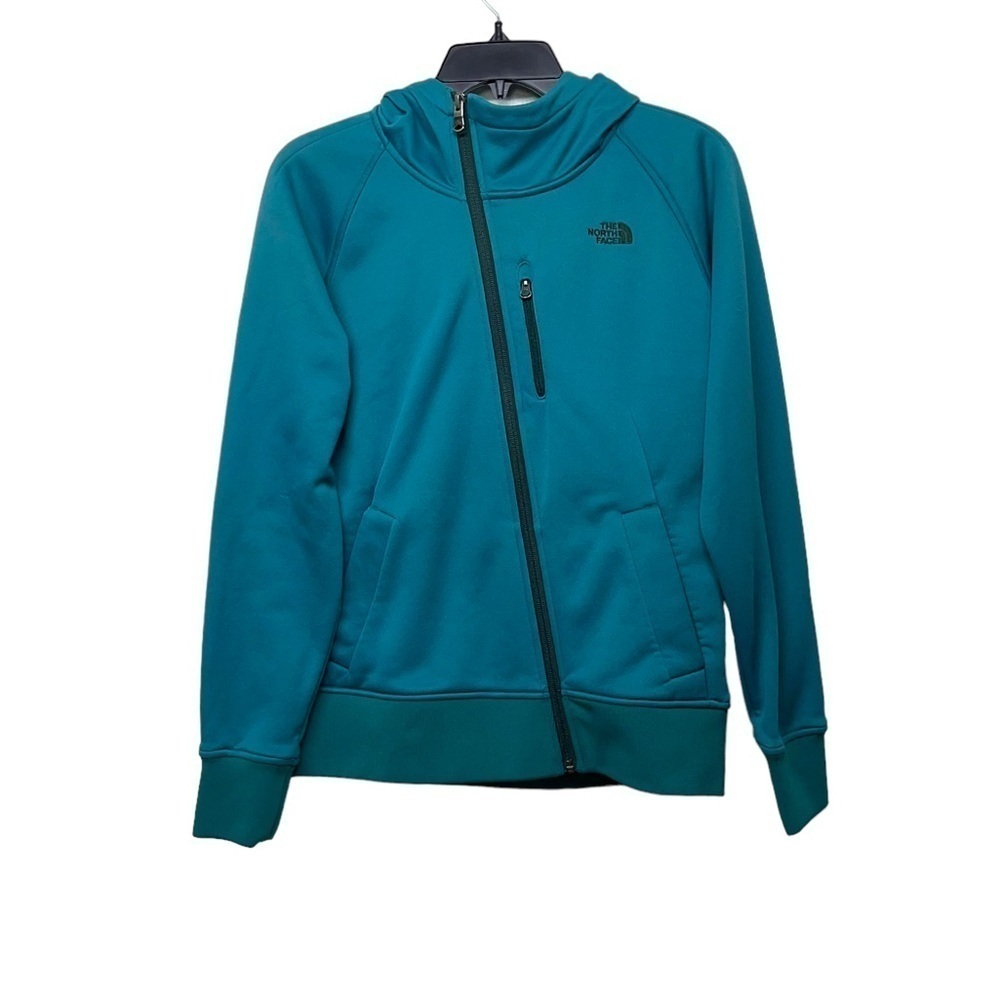 The North Face Women’s Teal Full Zip Hooded Jacket Size Small‎